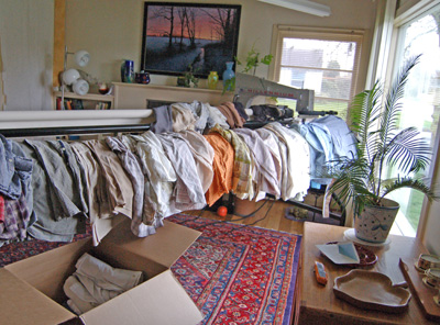 Father's clothes used to make six bereavement quilts