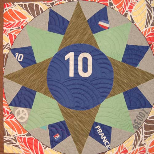 Bevereavement quilt for young boy