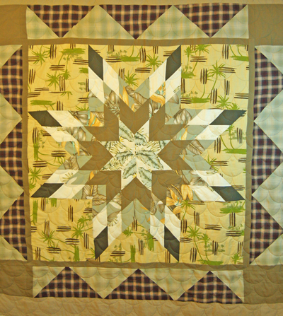 Lone Star Bereavement Quilt for young boy