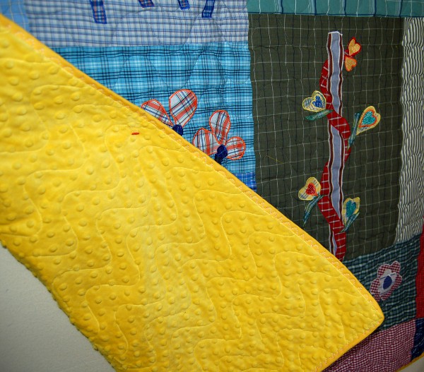 Back of Charlotte's quilt