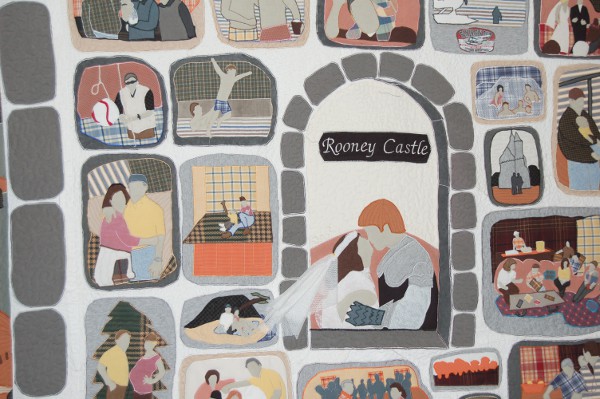 Detail of Castle Quilt