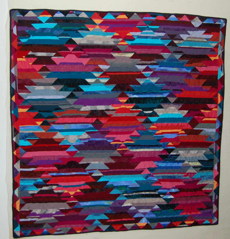 Haze Kilim Quilt made as a bereavement quilt
