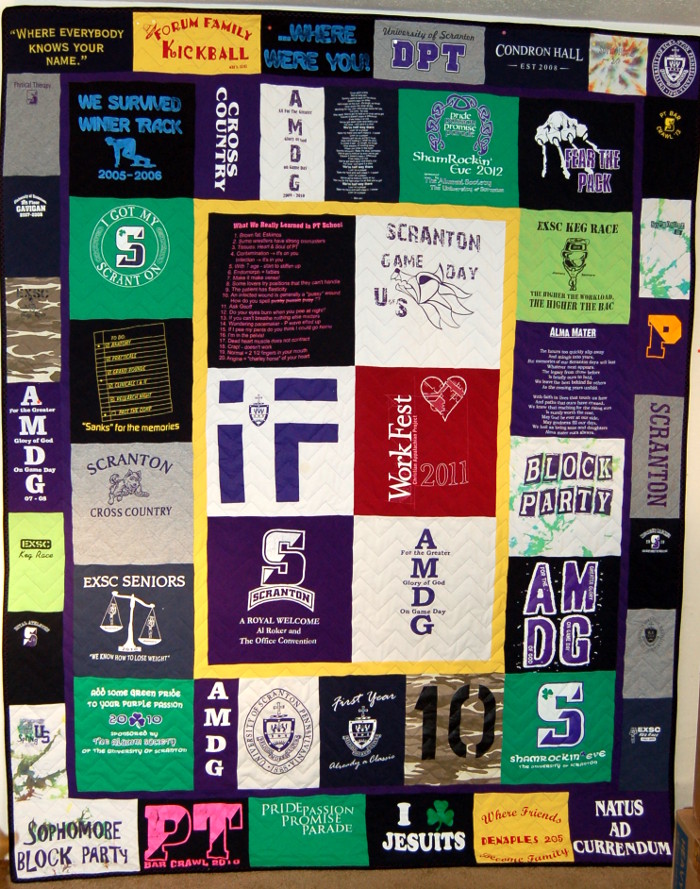 t-shirt quilts and bereavement t-shirt quilts