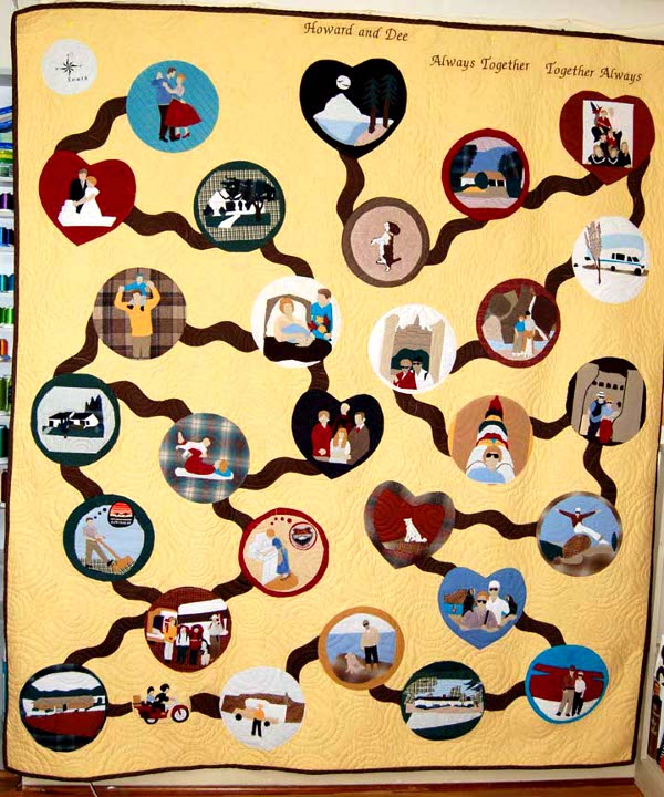 Story of Howard and Dee Bereavement Quilt told in pictures
